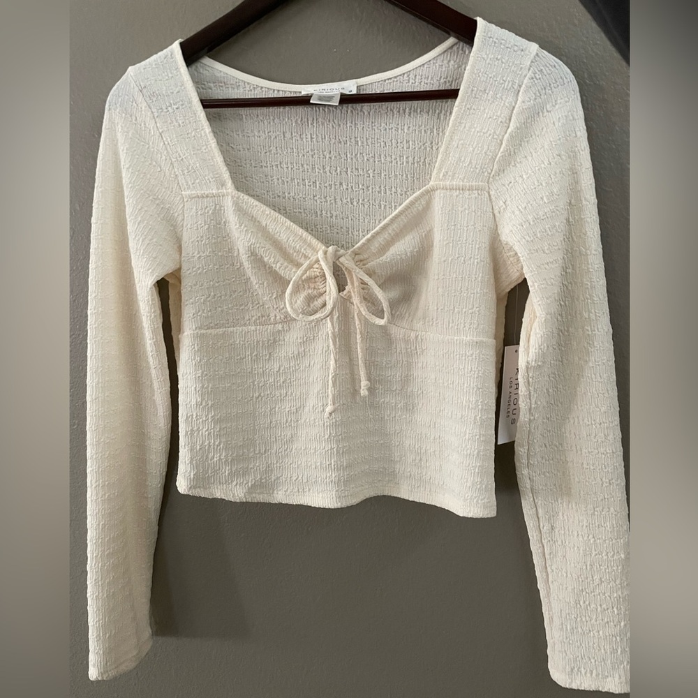 White long sleeve shirt